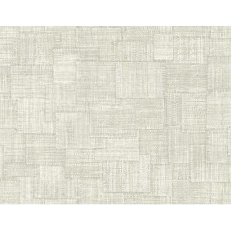 PAPEL PINTADO LA MAISON RAFFIA WOVEN BLOCKS PERLA