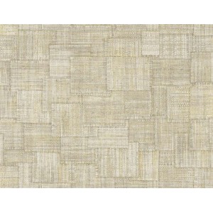 PAPEL PINTADO LA MAISON RAFFIA WOVEN BLOCKS BE/GR