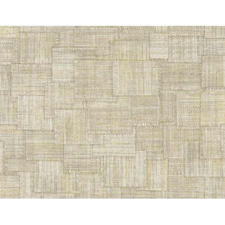 PAPEL PINTADO LA MAISON RAFFIA WOVEN BLOCKS BE/GR