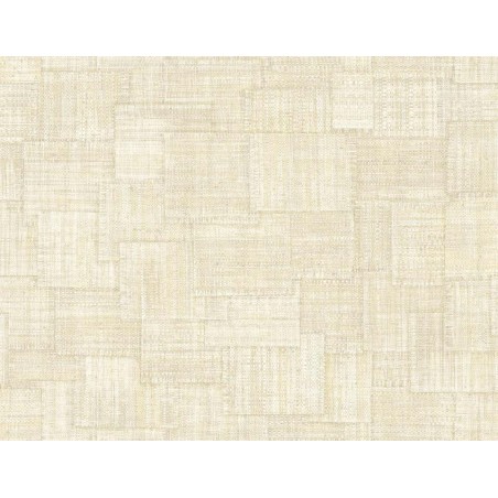 PAPEL PINTADO LA MAISON RAFFIA WOVEN BLOCKS BE/BL