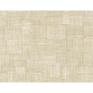 PAPEL PINTADO LA MAISON RAFFIA WOVEN BLOCKS CREMA