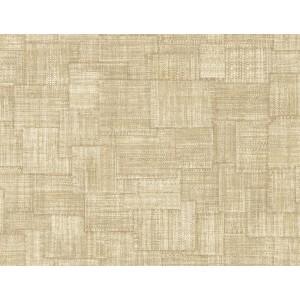 PAPEL PINTADO LA MAISON RAFFIA WOVEN BLOCKS CAFÉ