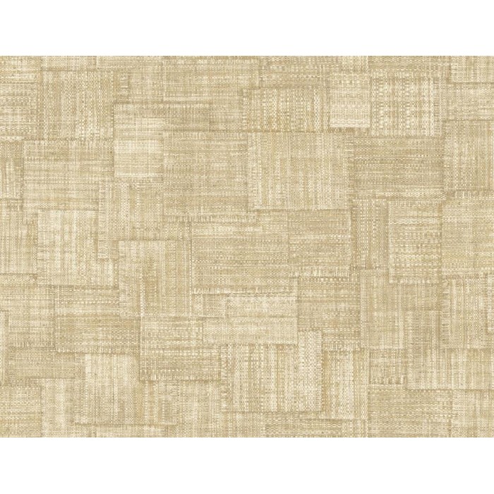 PAPEL PINTADO LA MAISON RAFFIA WOVEN BLOCKS CAFÉ