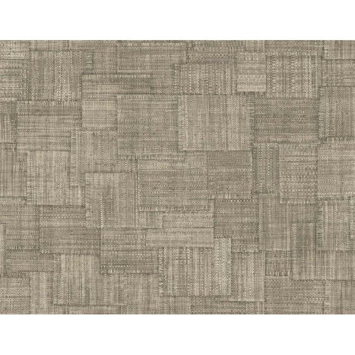 PAPEL PINTADO LA MAISON RAFFIA WOVEN BLOCKS TIERRA