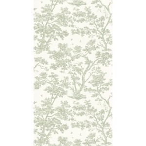 PAPEL PINTADO CASADECO TOILES DE JOUY2 ARBRE VE/BL
