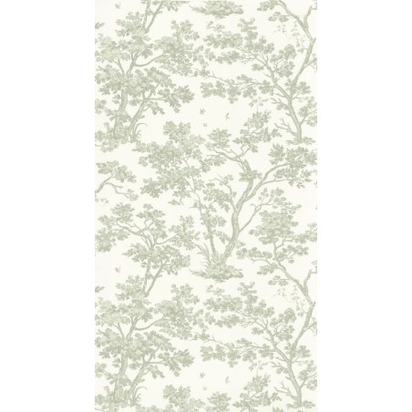 PAPEL PINTADO CASADECO TOILES DE JOUY2 ARBRE VE/BL