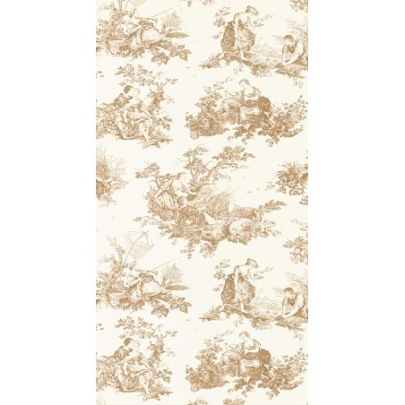 PAPEL PINTADO CASADECO TOILES DE JOUY2 SCENE MA/BL