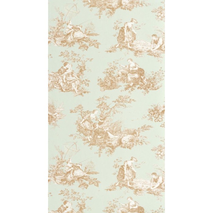 PAPEL PINTADO CASADECO TOILES DE JOUY2 SCENE AZ/MA