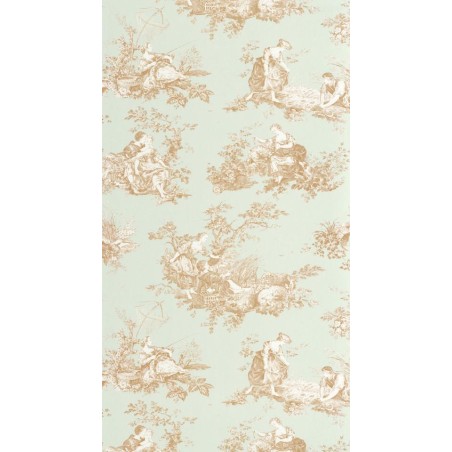 PAPEL PINTADO CASADECO TOILES DE JOUY2 SCENE AZ/MA