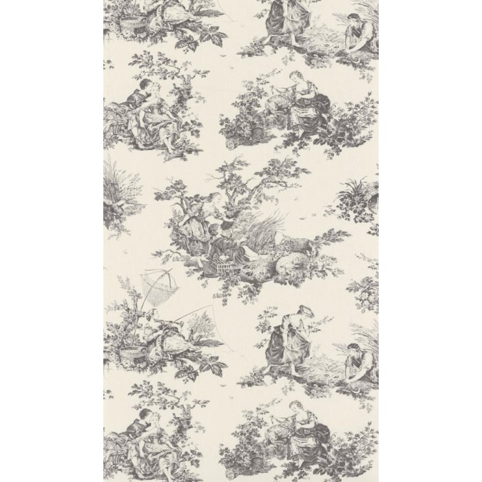 PAPEL PINTADO CASADECO TOILES DE JOUY2 SCENE NE/BE