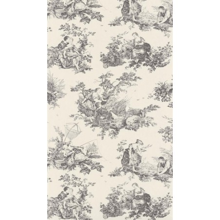 PAPEL PINTADO CASADECO TOILES DE JOUY2 SCENE NE/BE