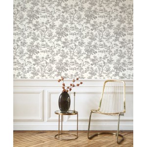 PAPEL PINTADO CASADECO TOILES DE JOUY2 ARBRE NE/BL