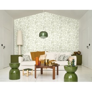 PAPEL PINTADO CASADECO TOILES DE JOUY2 ARBRE VE/BL