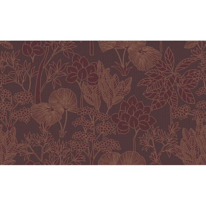 PAPEL PINTADO CASAMANCE TRESSORA INARA BURDEOS