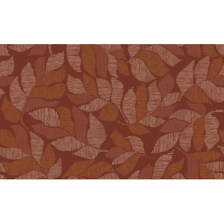 PAPEL PINTADO CASAMANCE TRESSORA LONTARA NARANJA