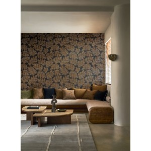 PAPEL PINTADO CASAMANCE TRESSORA LONTARA NE/DOR/MA