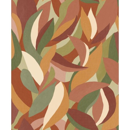 PAPEL PINTADO CASELIO ELEA EPHYRA VER/TEJA