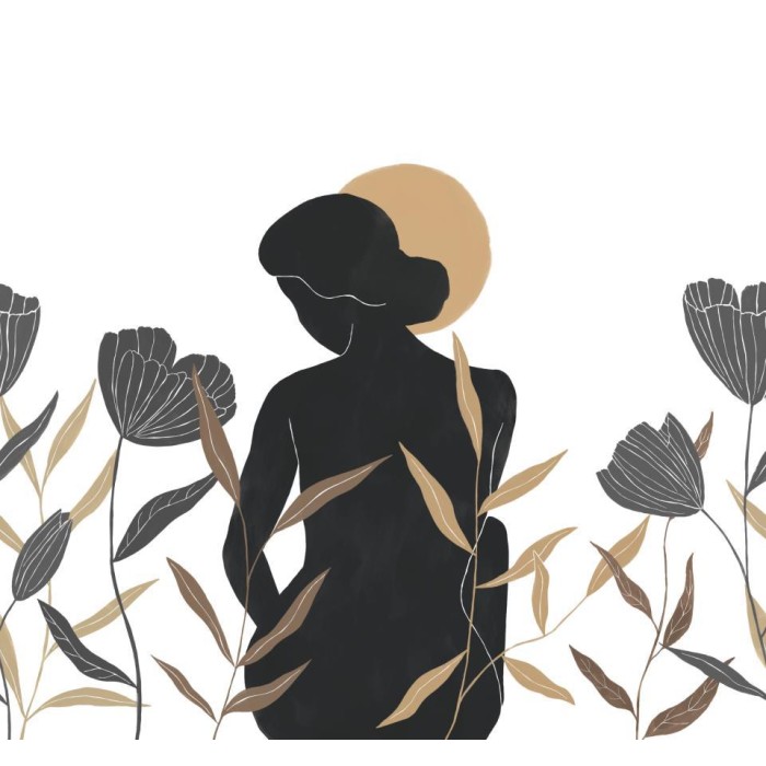 MURAL CASELIO MOONLIGHT3 MOON WOMAN M NE/CAM