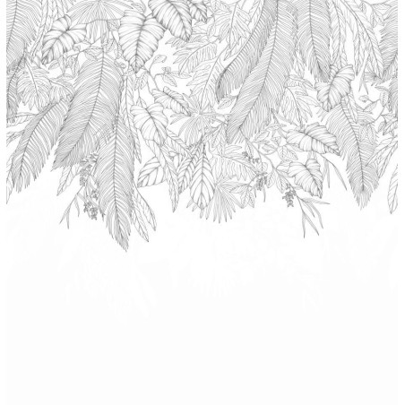 MURAL CASELIO MOONLIGHT3 DESCENDANT JUNGLE L GRIS