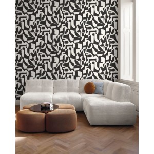 PAPEL PINTADO CASELIO MOONLIGHT3 BROKEN NE/BL