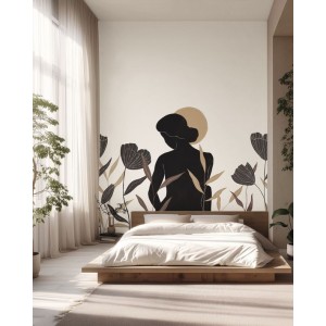 MURAL CASELIO MOONLIGHT3 MOON WOMAN M NE/CAM