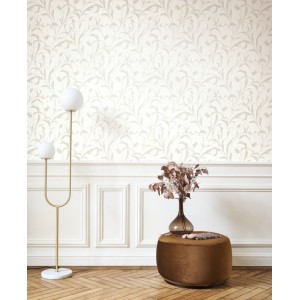 PAPEL PINTADO CASADECO ELIXIR OPALINE BL/PLATA