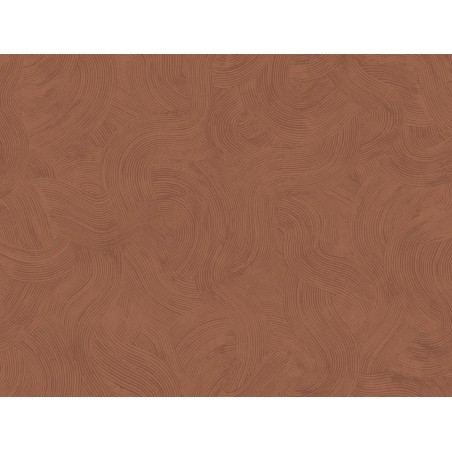 PAPEL PINTADO CASAMANCE ECRIN GEMMAE TEJA METAL