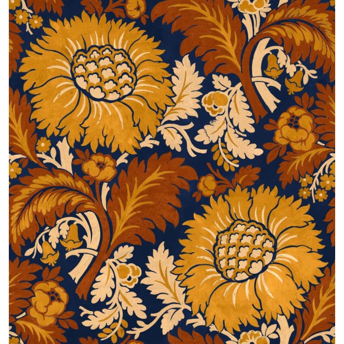PAPEL PINTADO COORDONNE DAMASKUS DAMASK MUSTARD
