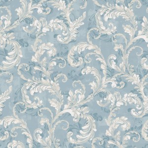 PAPEL PINTADO COORDONNE DAMASKUS BYZANTINE SAPPHIR