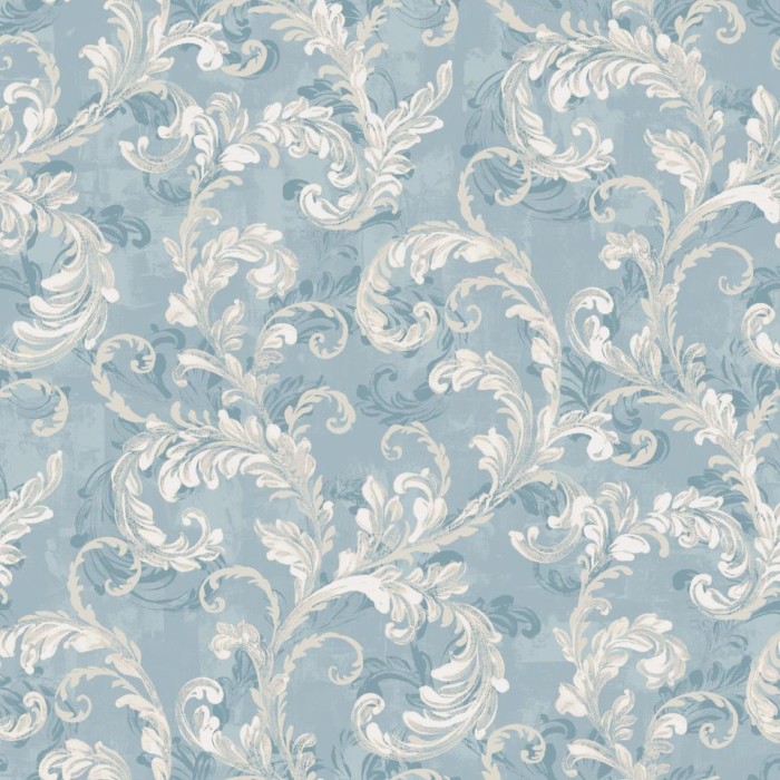 PAPEL PINTADO COORDONNE DAMASKUS BYZANTINE SAPPHIR