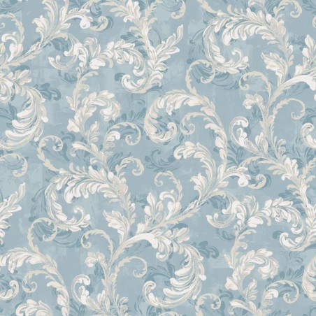 PAPEL PINTADO COORDONNE DAMASKUS BYZANTINE SAPPHIR