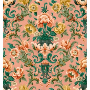 PAPEL PINTADO COORDONNE DAMASKUS ARANJUEZ PEACH