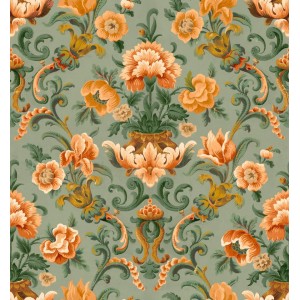 PAPEL PINTADO COORDONNE DAMASKUS ARANJUEZ SAGE