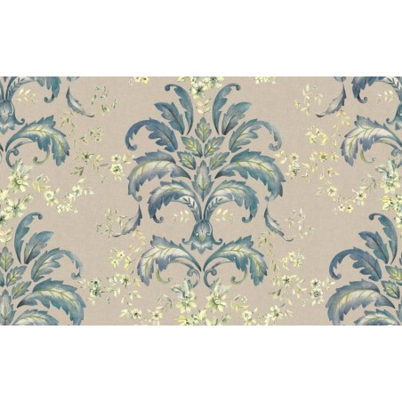 PAPEL PINTADO COORDONNE DAMASKUS FRENCH SAPPHIRE