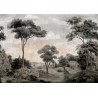 MURAL COORDONNE DAMASKUS SILK ROUTE PEARL