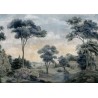 MURAL COORDONNE DAMASKUS SILK ROUTE SAPPHIRE