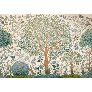 MURAL COORDONNE DAMASKUS VARANAIS TREE STONE 
