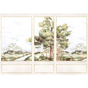 MURAL COORDONNE DAMASKUS VIEW STONE