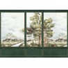 MURAL COORDONNE DAMASKUS VIEW EMERALD