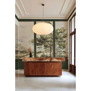 MURAL COORDONNE DAMASKUS VIEW EMERALD