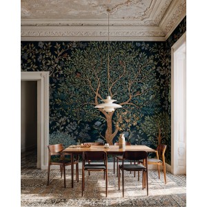 MURAL COORDONNE DAMASKUS VARANASI TREE ONYX