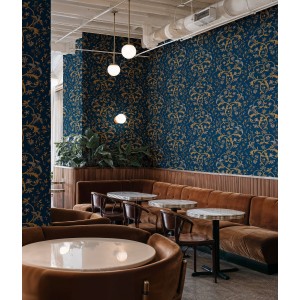 PAPEL PINTADO COORDONNE DAMASKUS ANTWERP SAPPHIRE