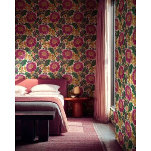 PAPEL PINTADO COORDONNE DAMASKUS CHINESE EMERALD