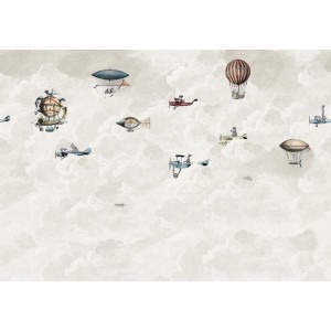 MURAL COORDONNE BB KIDS RACE NATURAL