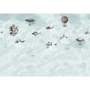 MURAL COORDONNE BB KIDS RACE INDIGO