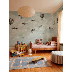 MURAL COORDONNE BB KIDS RACE INDIGO