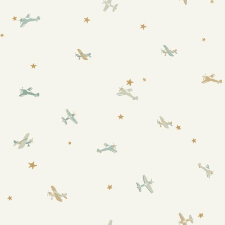PAPEL PINTADO CASELIO HAPPY KIDS CLUB FUNNY CELEST
