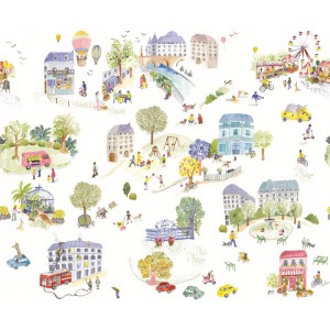 MURAL CASELIO HAPPY KIDS CLUB DREAMING VILLAGE S