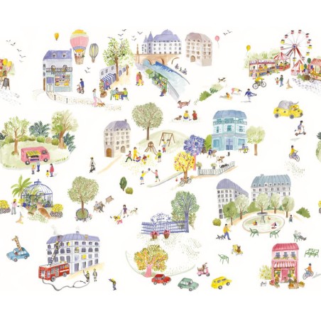 MURAL CASELIO HAPPY KIDS CLUB DREAMING VILLAGE S