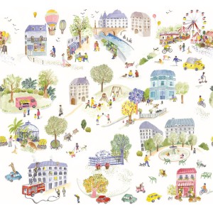 MURAL CASELIO HAPPY KIDS CLUB DREAMING VILLAGE M